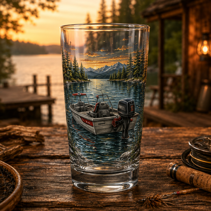 🎅🎅 2026 Christmas Gift 50% Off--✨🎣 The Last Cast Fishing Pint Glass Collection – 7 Unique Angler Designs