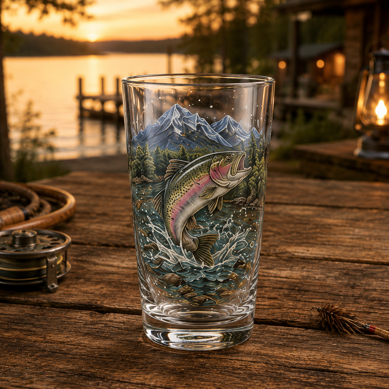 🎅🎅 2026 Christmas Gift 50% Off--✨🎣 The Last Cast Fishing Pint Glass Collection – 7 Unique Angler Designs
