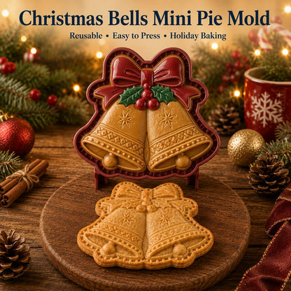 ⏳ Last Day 50% OFF – 🎄16-Design Christmas Mini Pie Mold Collection | Reusable Embossed Molds for Shaping Detailed Santa, Snowman, Reindeer, Tree & Holiday Pies 🥧✨