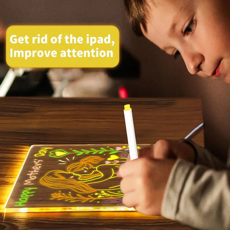 🎁Creative Rewritable Acrylic LED Message Board 🎨