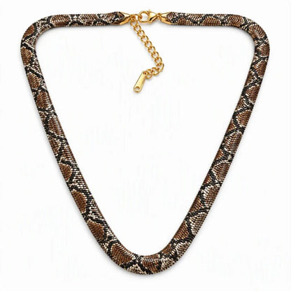 🐍Serpent Statement Necklace – A Symbol of Mystery & Power✨