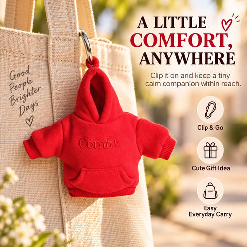Mini Hoodie Stress Ball Keychain – Cute Squeeze Toy