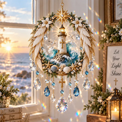 ✝️ Christian Crystal Suncatcher | 5 Faith-Inspired Window Designs with Cascading Rainbow Crystals ✨