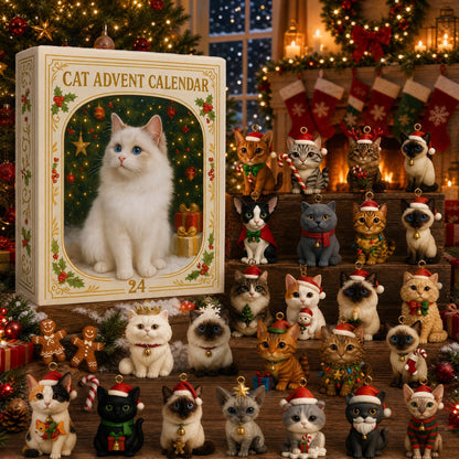🐱🎄 24 Days of Christmas Cats Advent Calendar – 24 Collectible Festive Cat Surprises
