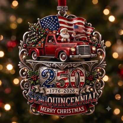 🎉250th American Christmas Patriotic Ornament Collection | 1776-2026 Freedom Keepsake