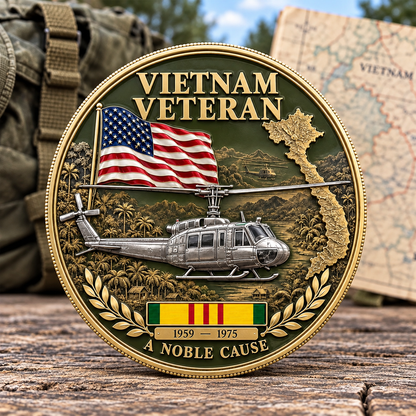 🎁Last Day 50% OFF - A Noble Cause — Vietnam Veteran Service & Sacrifice Commemorative Coin