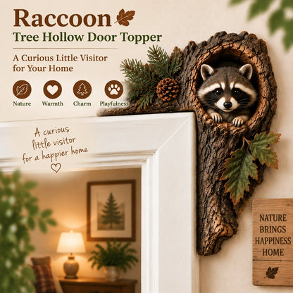 ⏰LAST DAY 50% OFF 🐿️ Chipmunk Tree Hollow Door Topper | Woodland Animal Doorway Decor For Cozy Nature Homes