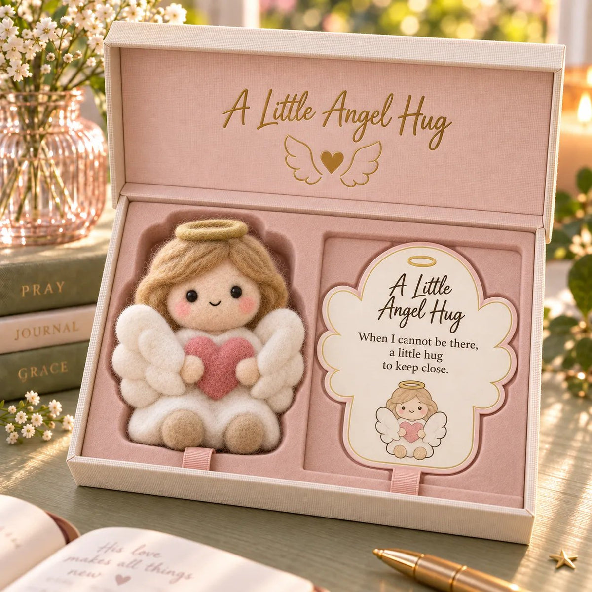 Faith & Meaning | 6 Heartfelt Felt Keepsake Designs with Message Cards ✝️ (✨Buy 2 Free Shipping)