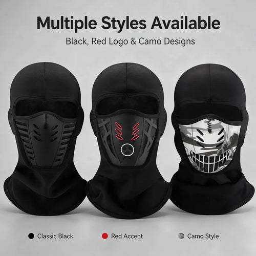 Unisex Fleece Full Face Balaclava Ski Mask - Windproof, Anti-Haze, Soft Sports & Outdoor Hat 🧣