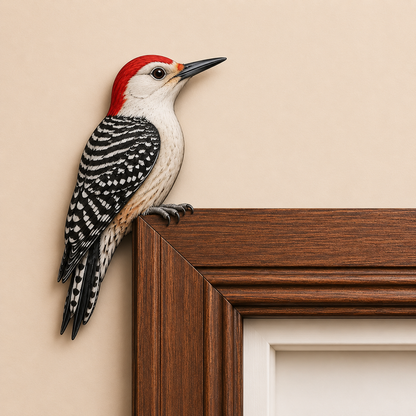 Wooden Cardinal Door Topper