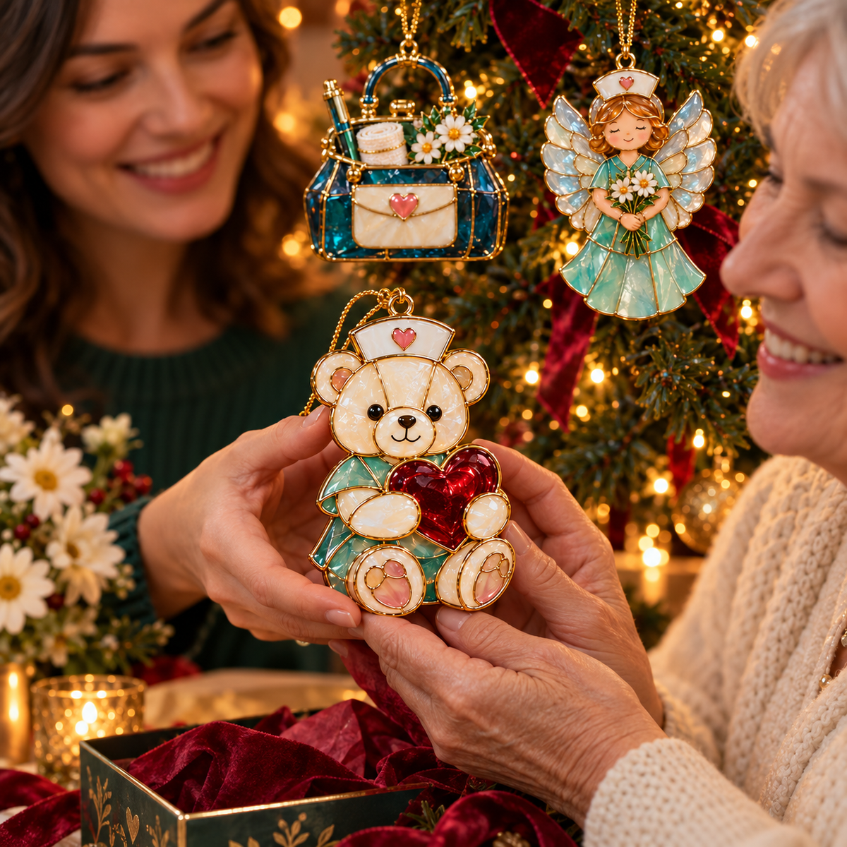 ✨ 2026 Nurse Thanksgiving Christmas Ornaments | 6-Piece Set