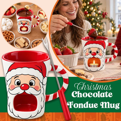 ⏰ LAST DAY 50% OFF - Santa Chocolate Fondue Mug