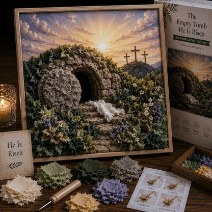 🔥HOT SALE🔥 Last Day 49% OFF - ✝️3D Christian Fabric Poke Art Kit(📦Buy 2 Free Shipping)