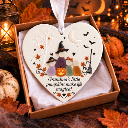 🎃❤  Fall Family Connection Heart Ornaments — A Little Keepsake for the Ones You Love Most,Without box