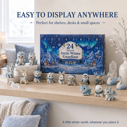 ⏳ Last Day 50% OFF – ✨ 24-Day Fantasy Guardian Advent Calendar Collection | 24 Unique Mini Collectible Characters with 4 Magical Themes for Daily Surprises & Display 🌲🌊