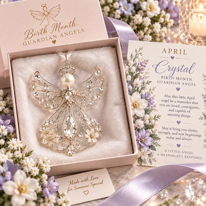 ⏳ Last Day 50% OFF – 👼 Birth Month Guardian Angel | 12 Birthstone-Inspired Keepsakes for Meaningful Gifts ✨