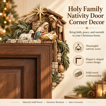🎄 Christmas Nativity Door Frame Corner Decor — A Meaningful Holiday Accent ✨