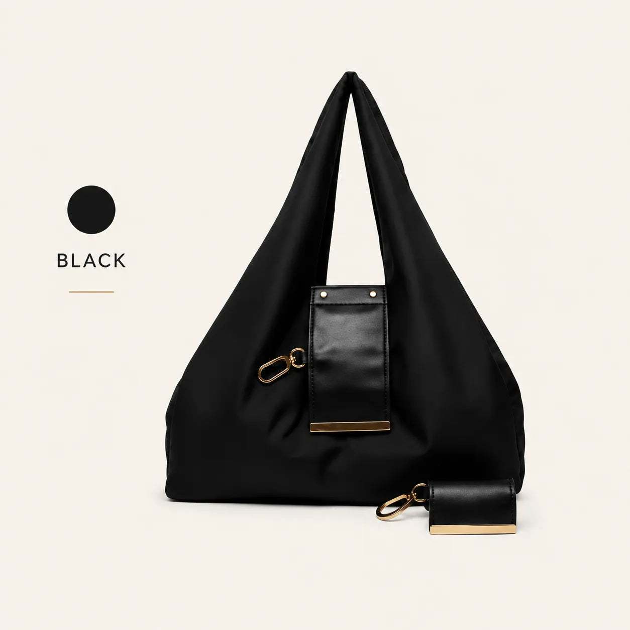 Transformable Bag – Stylish Vegan Leather Tote & Keychain Charm
