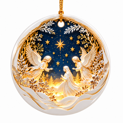 ⏳ Last Day 50% OFF – 👼 Heavenly Angels Christmas Ornament