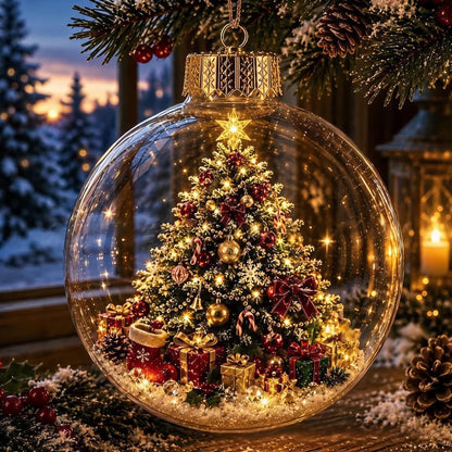🔥 LAST DAY 49% OFF – 🎄Glowing Christmas Diorama Ornament