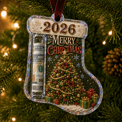 Cash Clip Christmas Tree Ornament – Novelty Holiday Money Gift Clip | 9 Festive Styles
