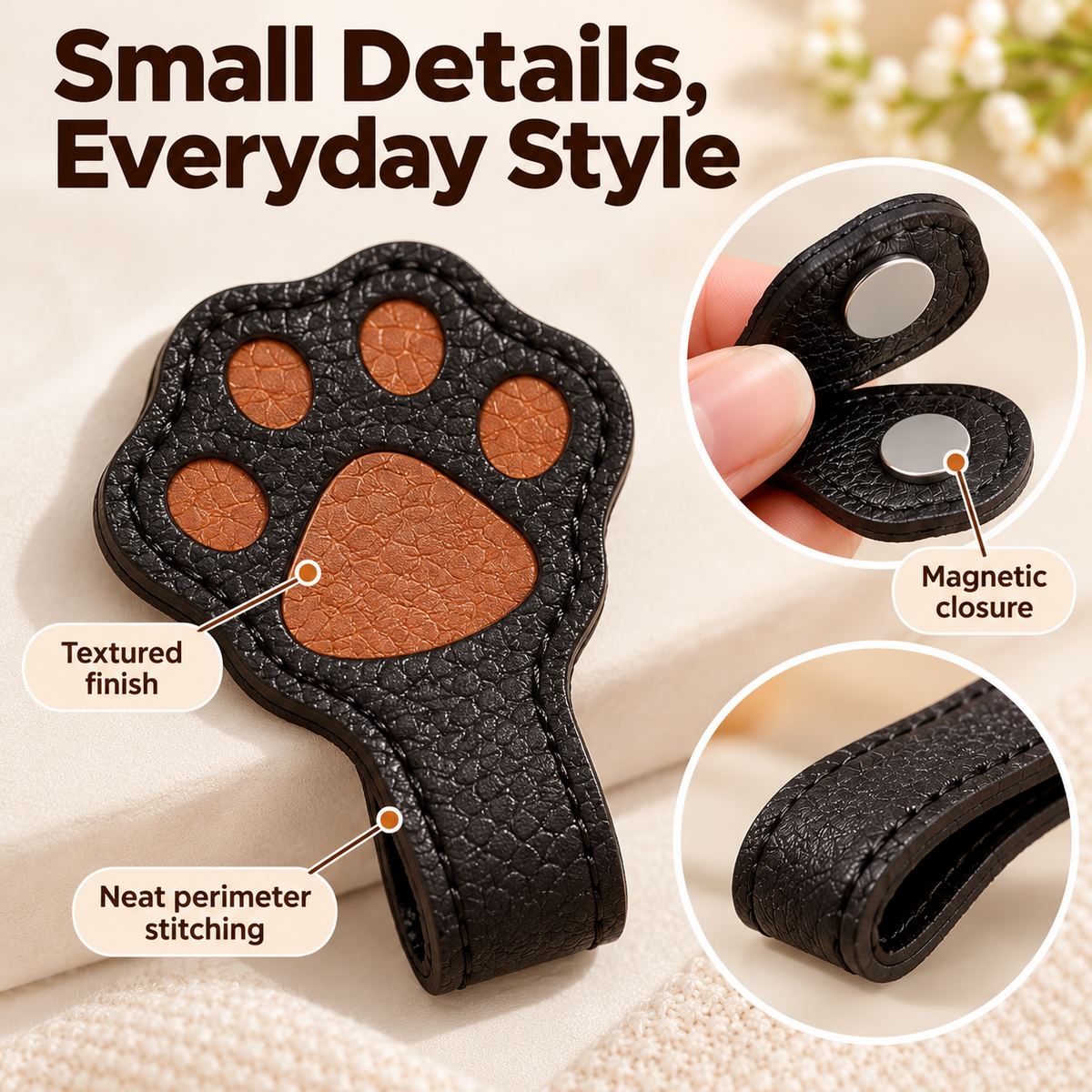 The Purr-fect Fit! 🐾 Magnetic Clothing Clips for Sleeves, Hems &Tees