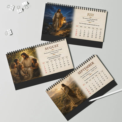 ⏳ Last Day50% OFF – ✝️ 2027 Christian Desk Calendar | Jesus-Inspired Daily Encouragement for Home, Office, Prayer Spaces & Meaningful Christian Gifts 📖✨