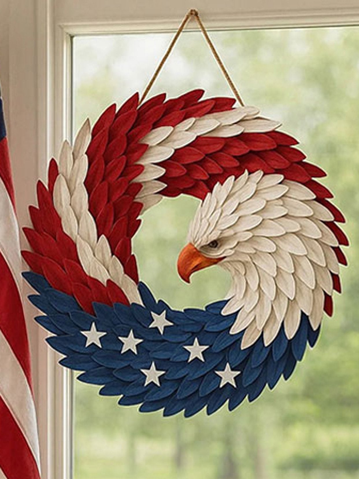 Honor 250 Years Of American Sacrifice And Freedom—Glosritystore Brave Wings Wreath For Your Door