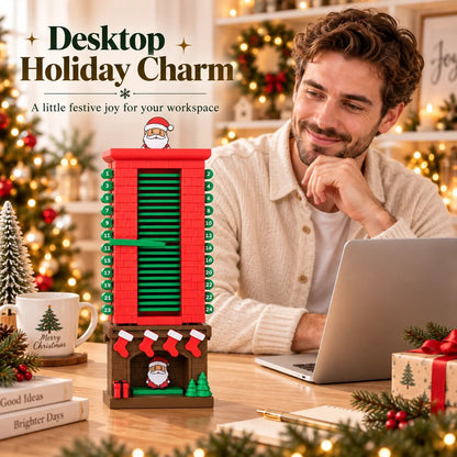 💯🎅Mechanical Santa Chimney Christmas Countdown Calendar