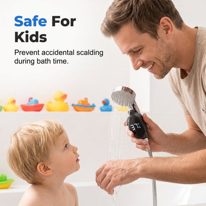 Intelligent LED Shower Thermometer