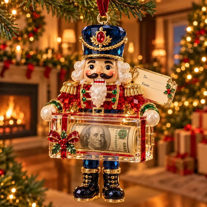 🎄 Christmas Cash Gift Ornament | 20 Crystal-Style Designs with Money Holder & Gift Tag 🎁