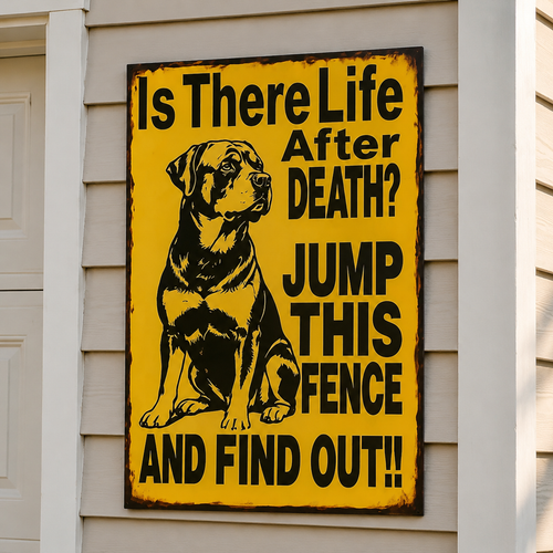 ⏳ Last Day 49% OFF – Funny Dog Metal Sign