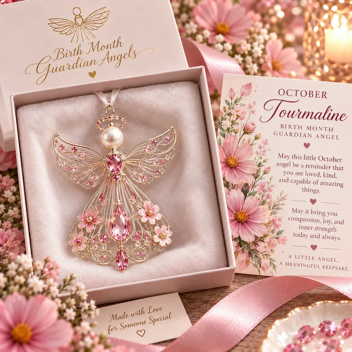 ⏳ Last Day 50% OFF – 👼 Birth Month Guardian Angel | 12 Birthstone-Inspired Keepsakes for Meaningful Gifts ✨
