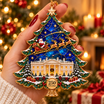 🎄 250th Anniversary Christmas Tree Ornament – 1776–2026 Keepsake