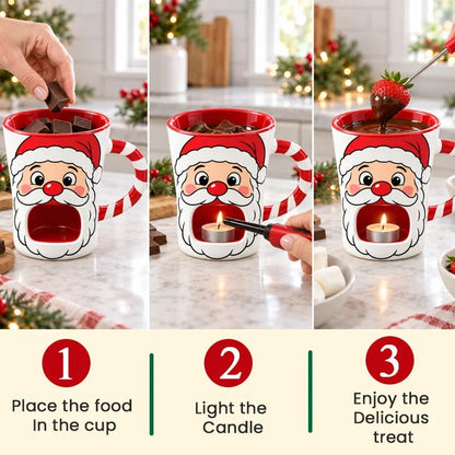 ⏰ LAST DAY 50% OFF - Santa Chocolate Fondue Mug