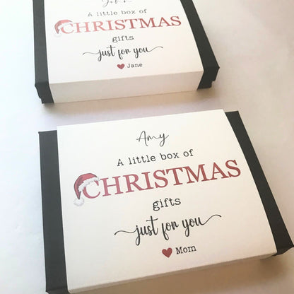Personalized Christmas Gift Card Box