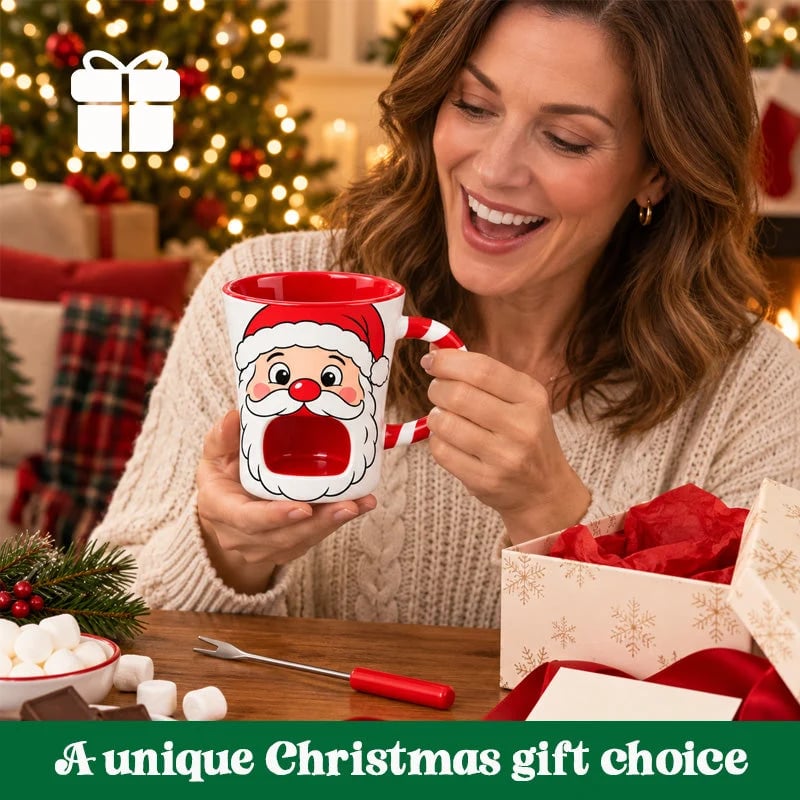 ⏰ LAST DAY 50% OFF - Santa Chocolate Fondue Mug