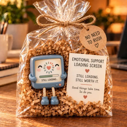 🔥 Emotional Support Desk Companions 🎁 Funny Coworker Gift with Encouraging Message Card