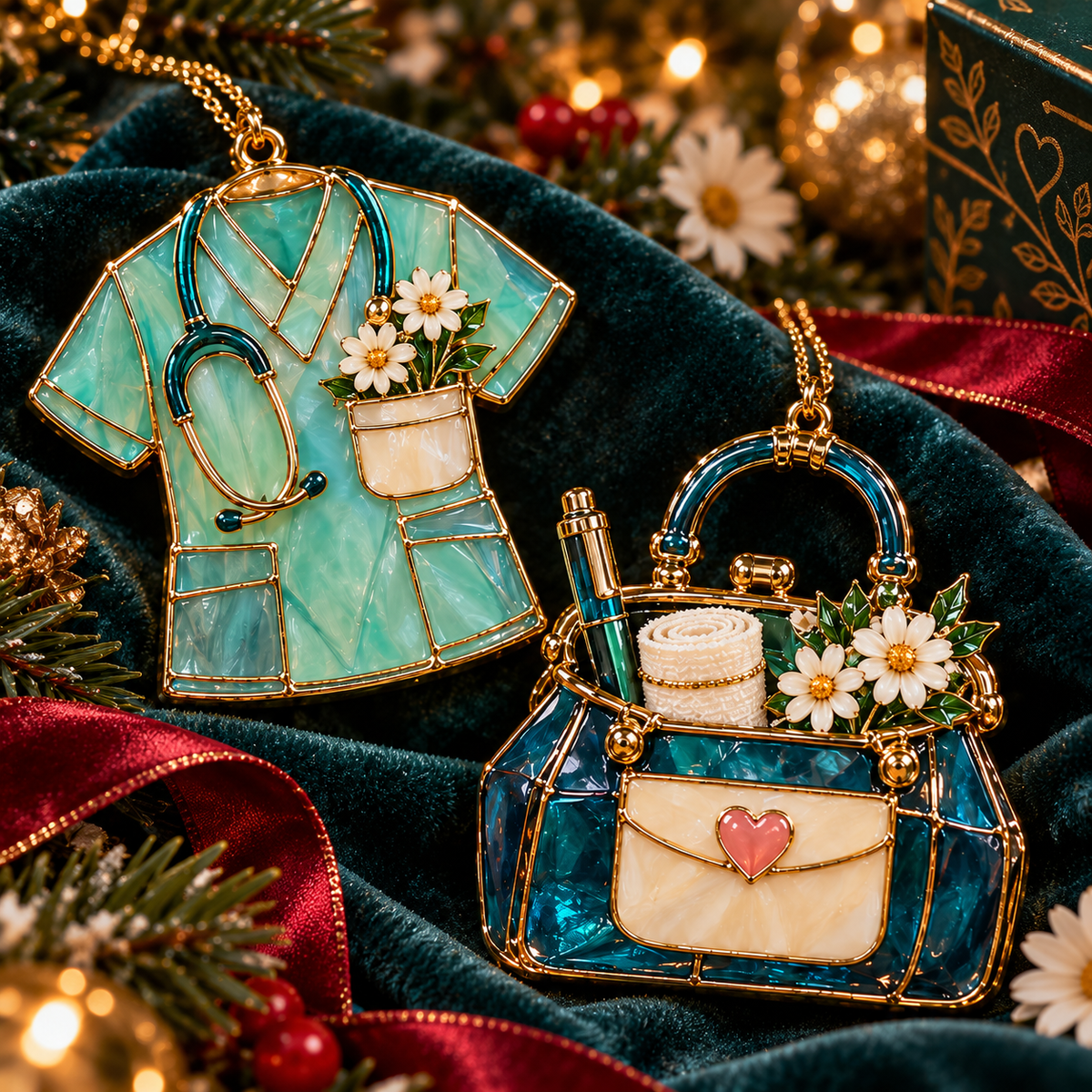 ✨ 2026 Nurse Thanksgiving Christmas Ornaments | 6-Piece Set