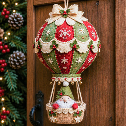 ⏳ Last Day 50% OFF – 🎈 Beginner-Friendly Christmas Hot Air Balloon Hanging Decor DIY Kit Collection | Complete Kit with Coordinated Fabrics, Decorative Accents & Crafting Materials Included 💕