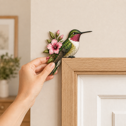 Wooden Cardinal Door Topper