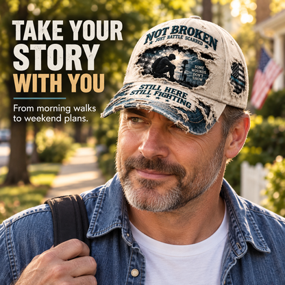 Veteran Mental Health Awareness PTSD Printed Baseball Cap