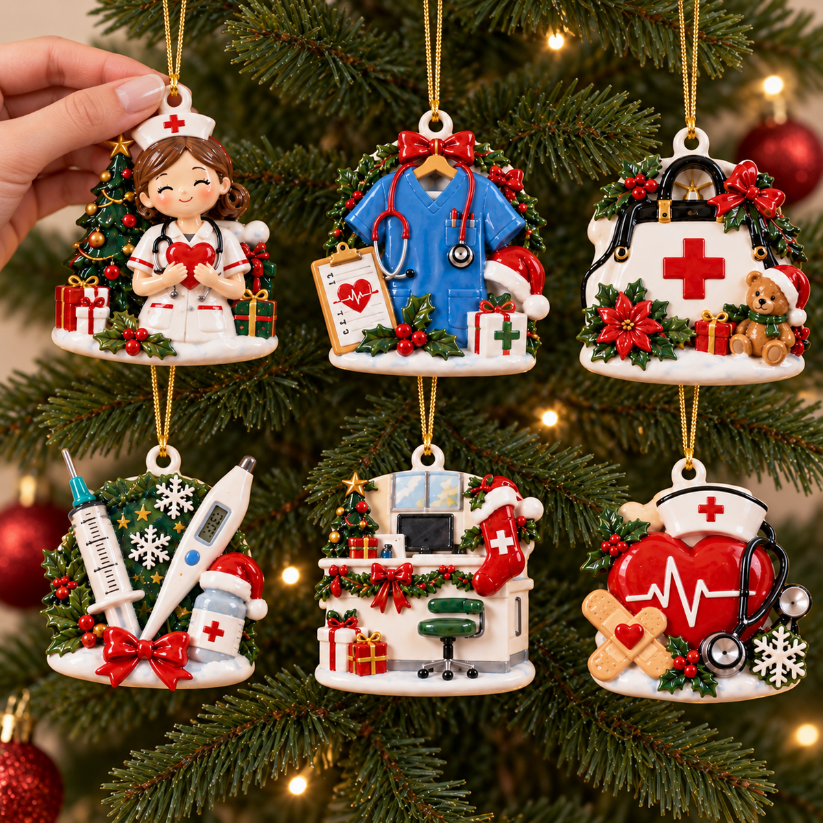 Tools Nurse Christmas Ornament
