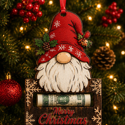 🎄Christmas Cash Gift Ornament - Merry Christmas Tree Ornament