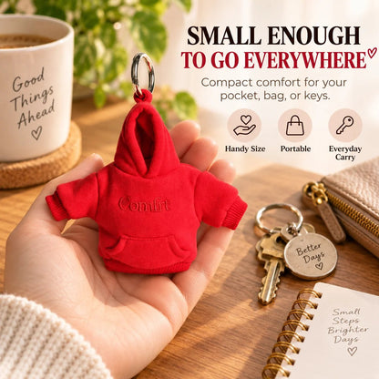 Mini Hoodie Stress Ball Keychain – Cute Squeeze Toy