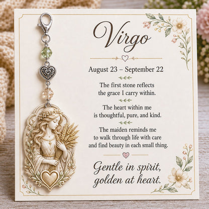 🎅 2026 Christmas Gift 50% Off--✨  Commemorative keychains and cards featuring the birthstones of the 12 zodiac signs