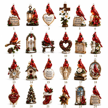 24 Days of Remembrance — Cardinal Christmas Ornament Collection & Keepsake Box 🕊️❤️