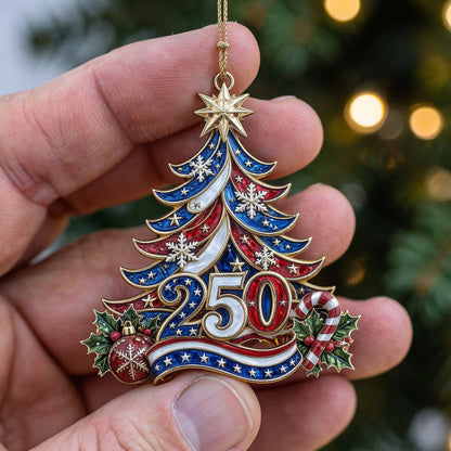 💖USA 250th Anniversary Christmas Ornament