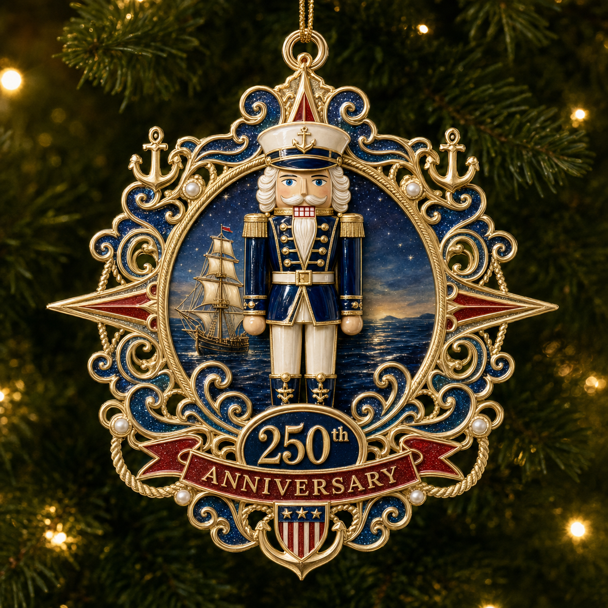 🔥 Limited Edition 🔥 250th Anniversary Hero Tribute Nutcracker Ornaments 🎄🇺🇸✨