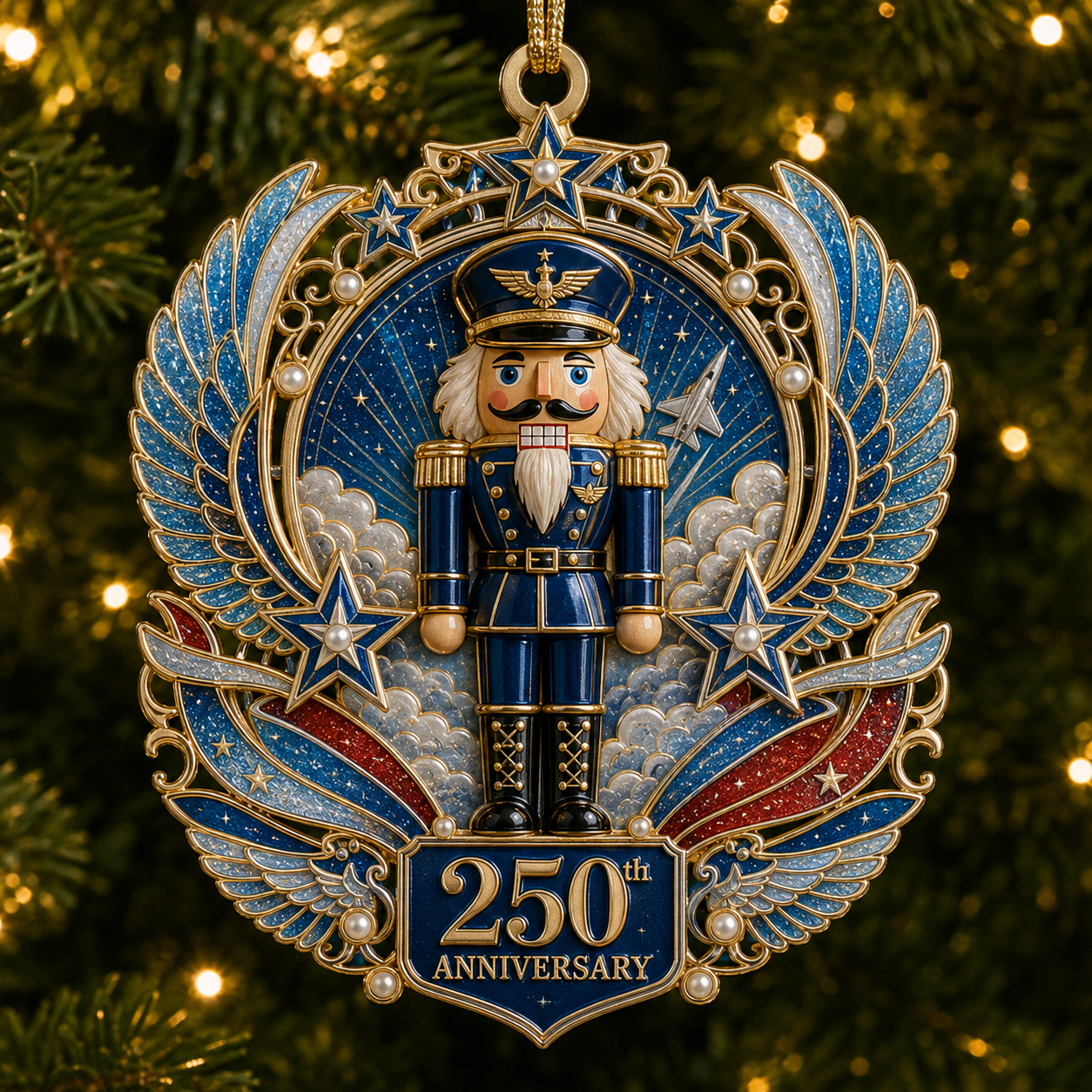 🔥 Limited Edition 🔥 250th Anniversary Hero Tribute Nutcracker Ornaments 🎄🇺🇸✨